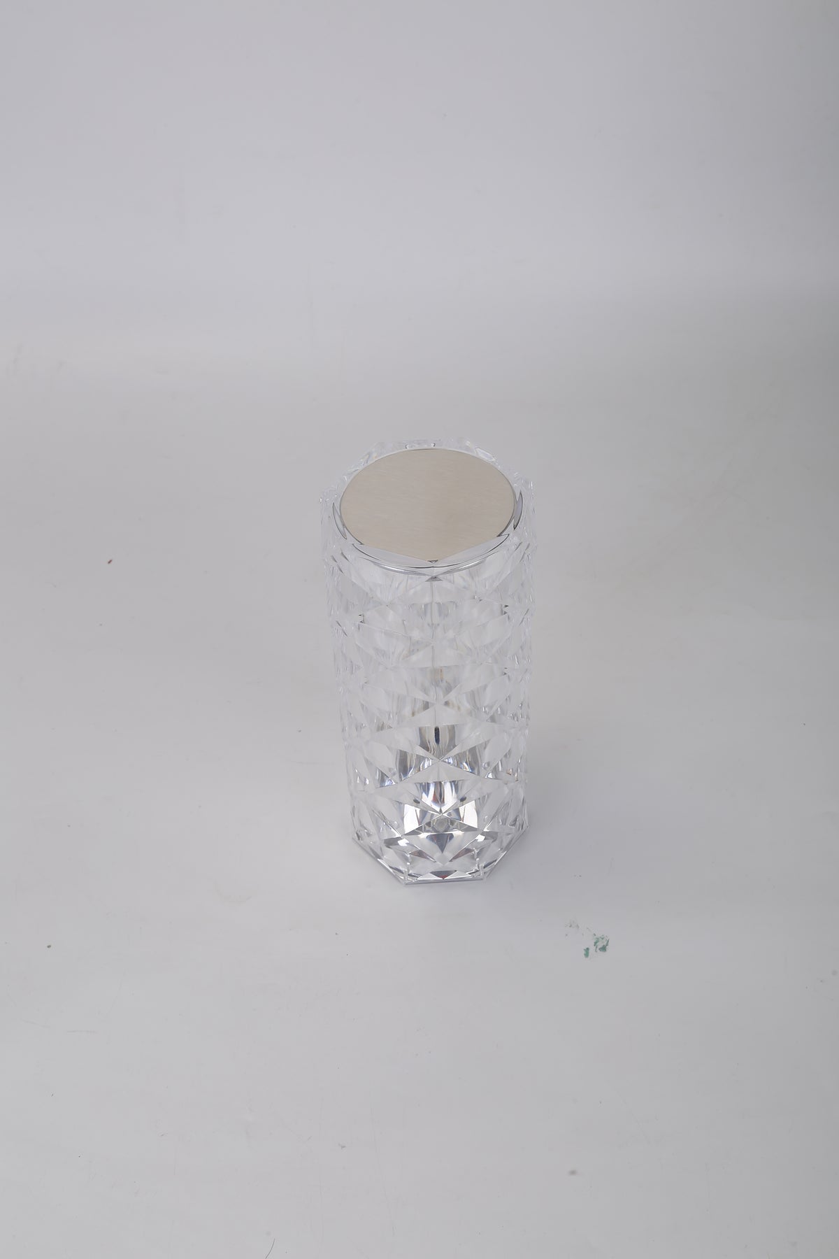 Crystal lamp in bedroom