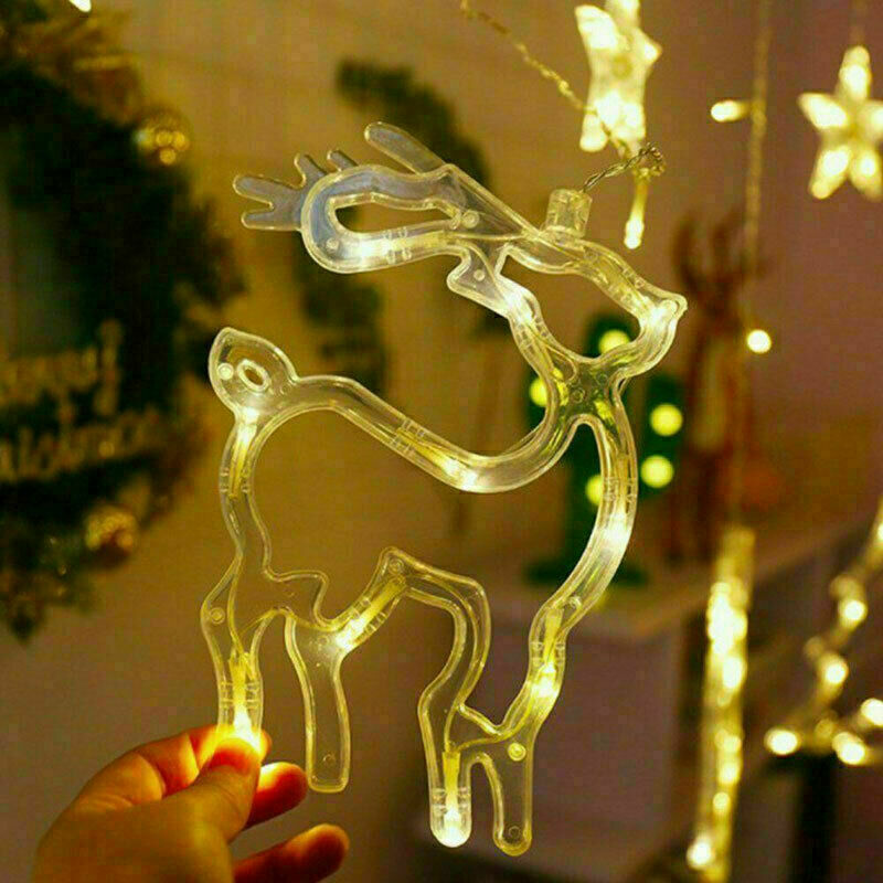 Star & Moon window curtain lights