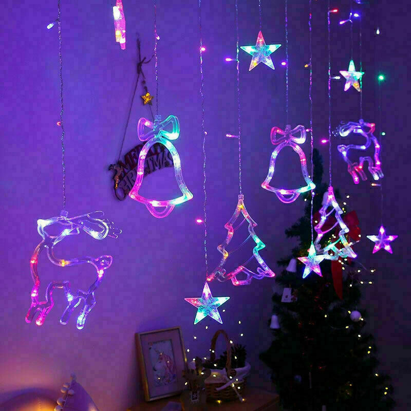 Star & Moon window curtain lights