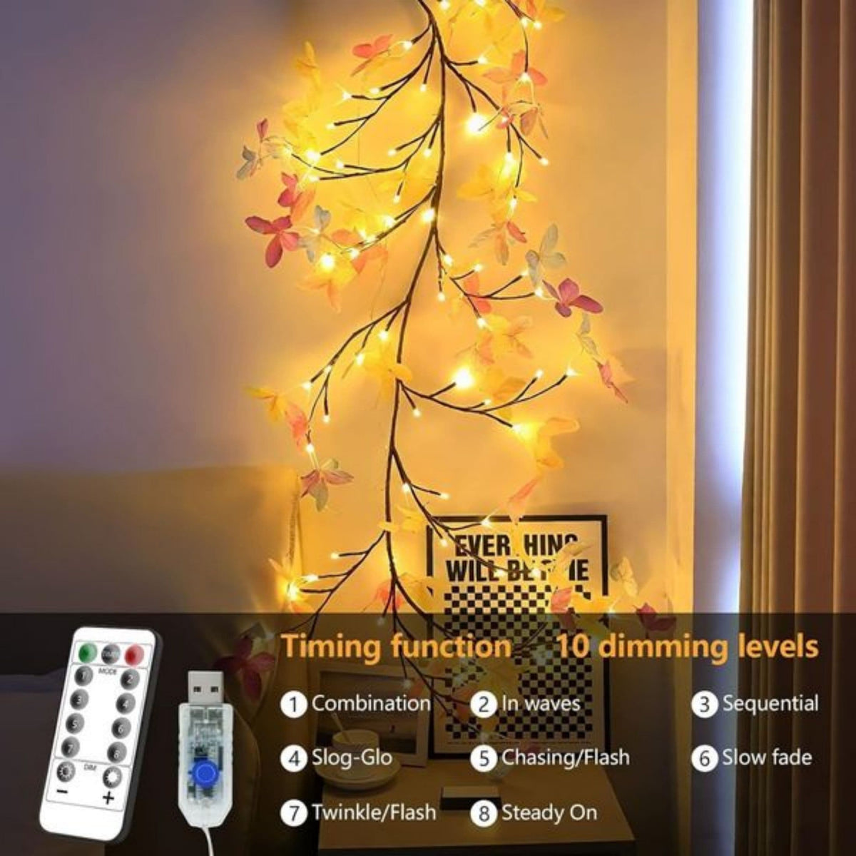 Enchanted willow wall lights