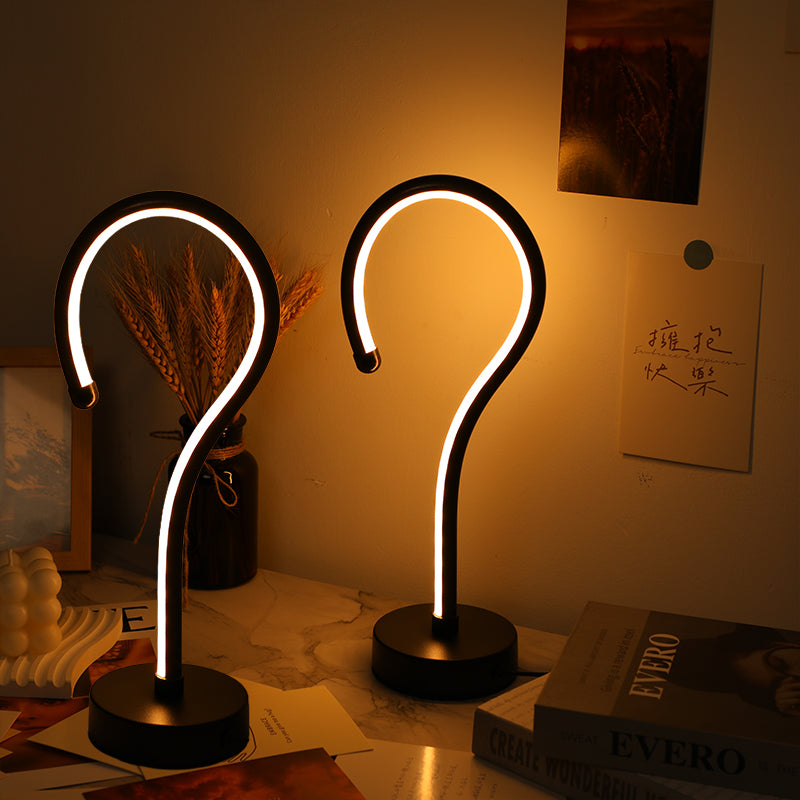 Question mark lamp