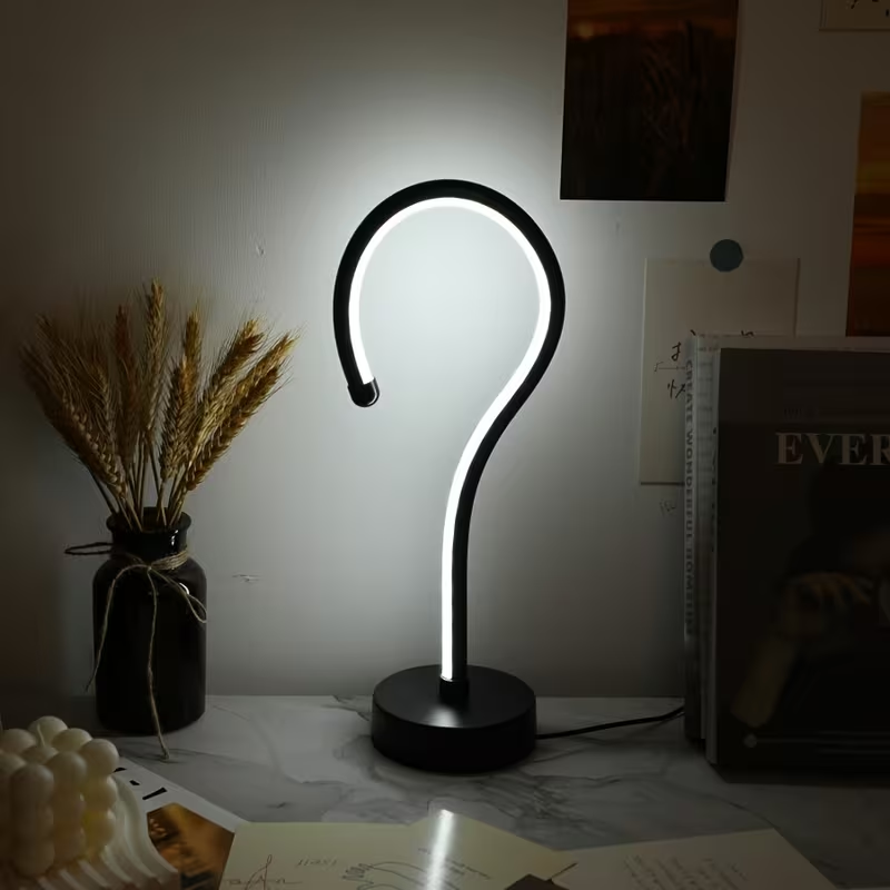 Question mark lamp