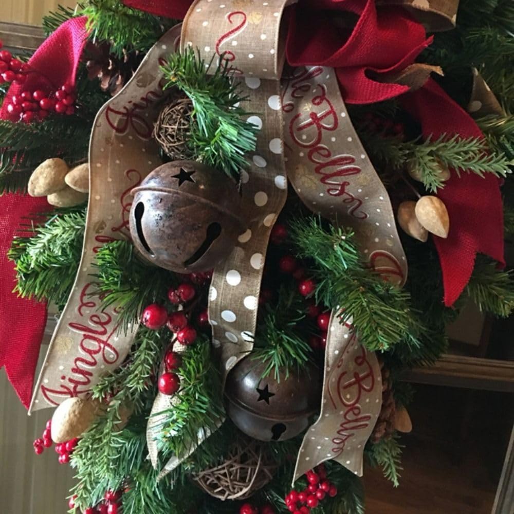 Candy cane Christmas teardrop wreath