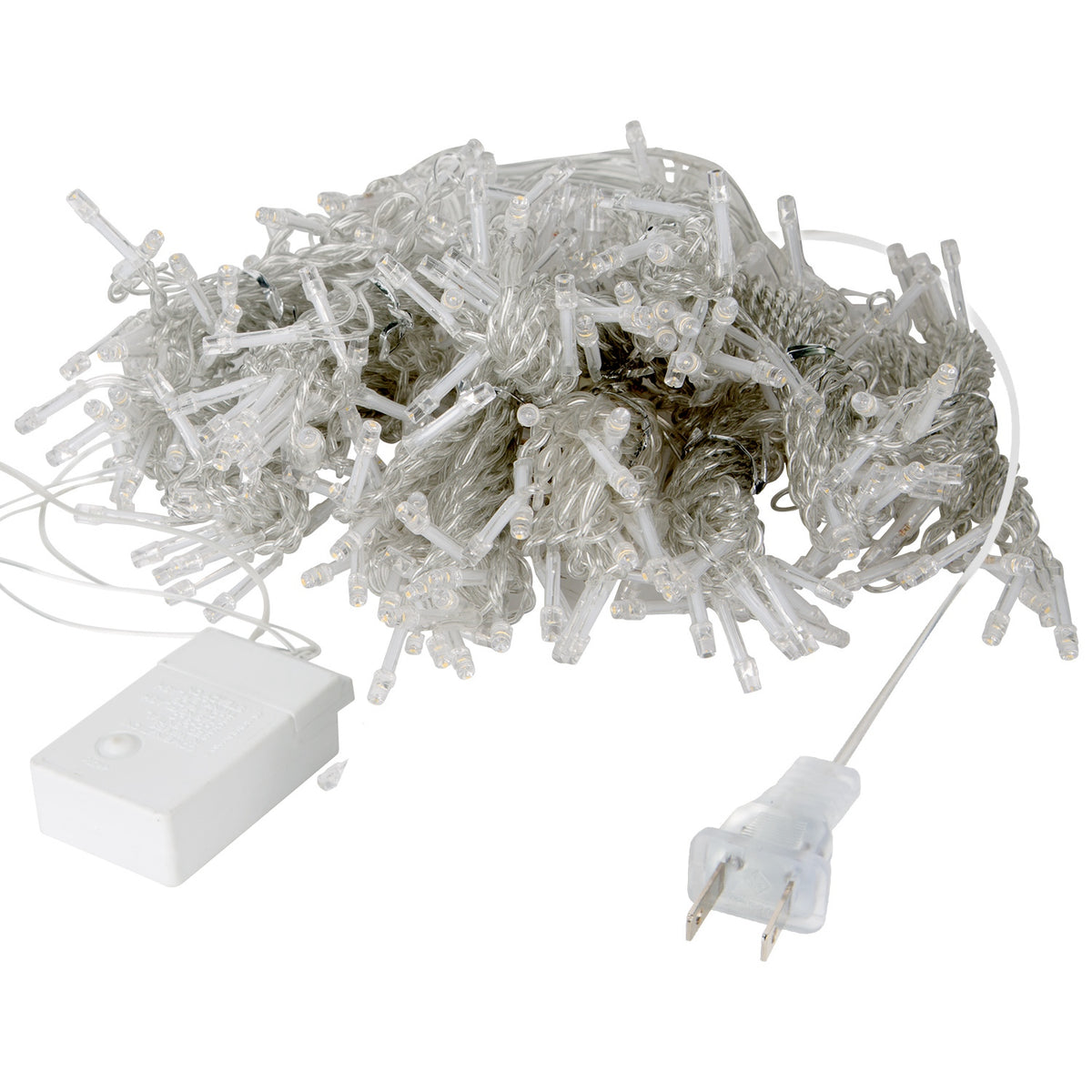 LED Curtain Lights – 300 Warm White LEDs, 9.8 ft, 8 Light Modes