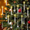LED Clip-On Christmas Tree Candles, Set of 12