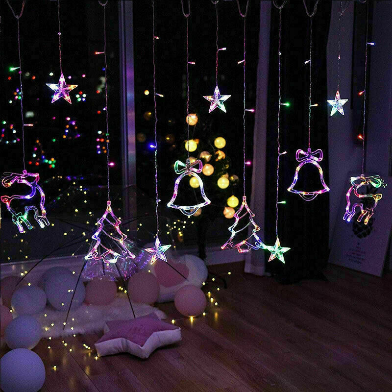 Star & Moon window curtain lights